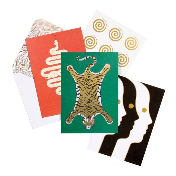 media image for Jonathan Adler Atlas & Animals Boxed Notecards 232