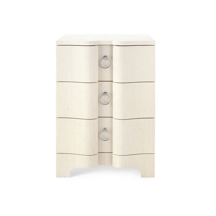 Bardot 3-Drawer Side Table in Various Colors by Bungalow 5