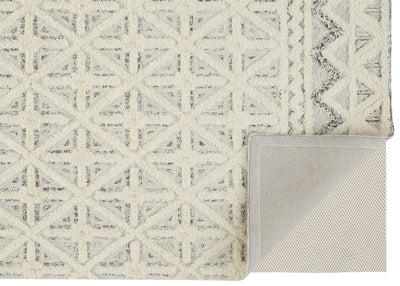 product image for Elika Hand Tufted Ivory Rug by BD Fine Fold Image 1 25