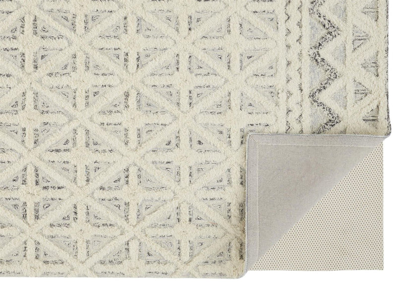 media image for Elika Hand Tufted Ivory Rug by BD Fine Fold Image 1 274