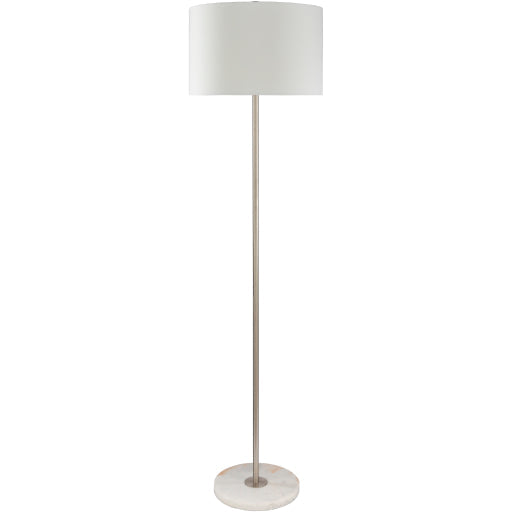 Becker Linen White Floor Lamp Flatshot Image