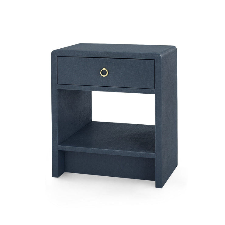 Benjamin Linen 1-Drawer Side Table in Various Colors by Bungalow 5