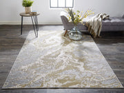 Tripoli Gray and Beige Rug by BD Fine Roomscene Image 1