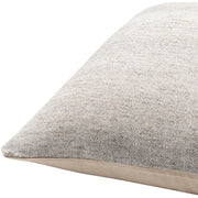 Bonnie Cotton Grey Pillow Corner Image 3