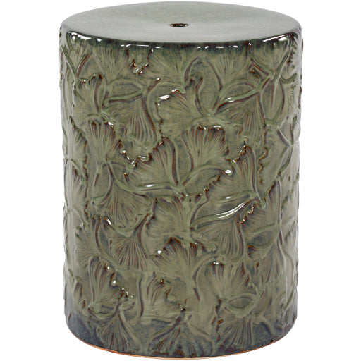 media image for Bishop Indoor/Outdoor Ceramic Garden Stool in Various Colors Flatshot Image 227