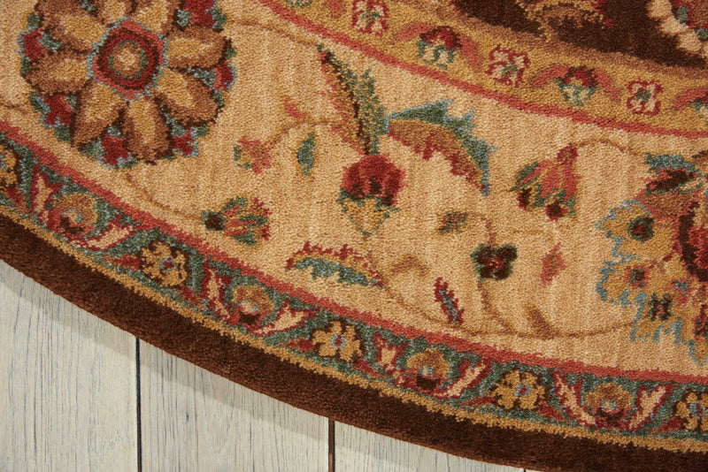 media image for living treasures brown rug by nourison nsn 099446670557 4 284