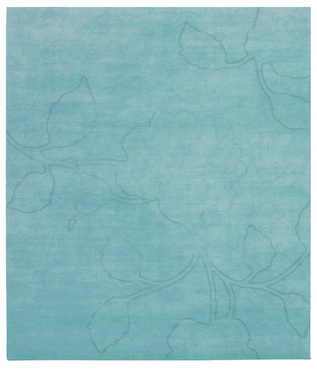 Bellagio Ruby Hand Knotted Rug in Light Blue design by Second Studio