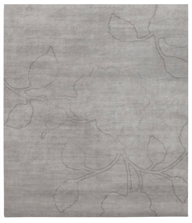 Bellagio Ruby Hand Knotted Rug in Grey design by Second Studio
