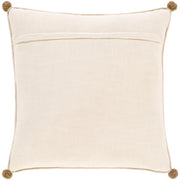 Byron Bay Woven Pillow in Clay & Ivory
