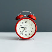 Charlie Bell Echo Alarm Clock in Fire Engine Red design by Newgate