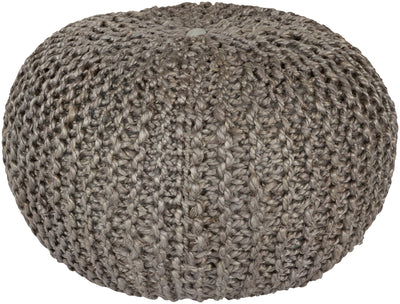 product image for Bermuda Pouf in Medium Grey design by Surya 33