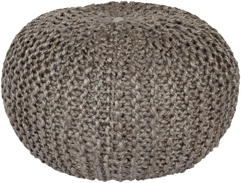 media image for Bermuda Pouf in Medium Grey design by Surya 29