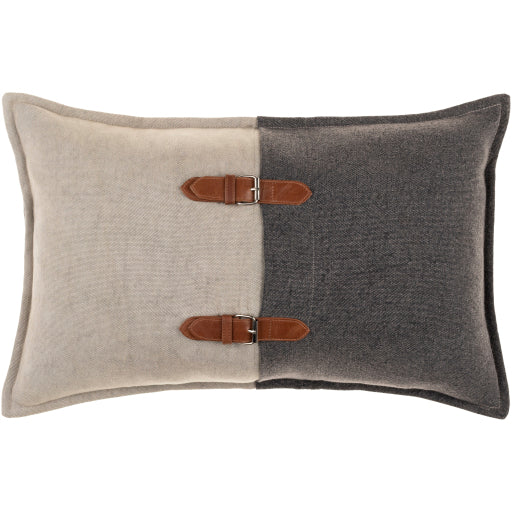 Branson Cotton Taupe Pillow Flatshot Image