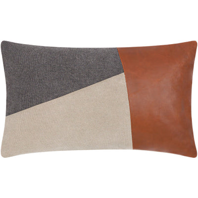 product image of Branson Cotton Dark Brown Pillow Flatshot Image 563