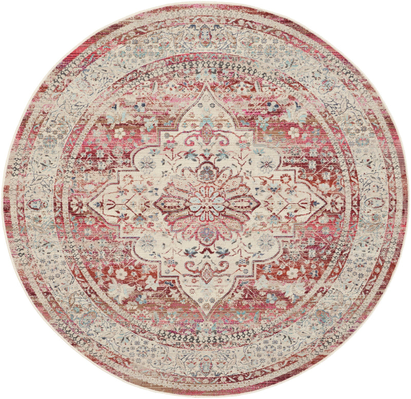 media image for vintage kashan red ivory rug by nourison 99446812179 redo 2 259