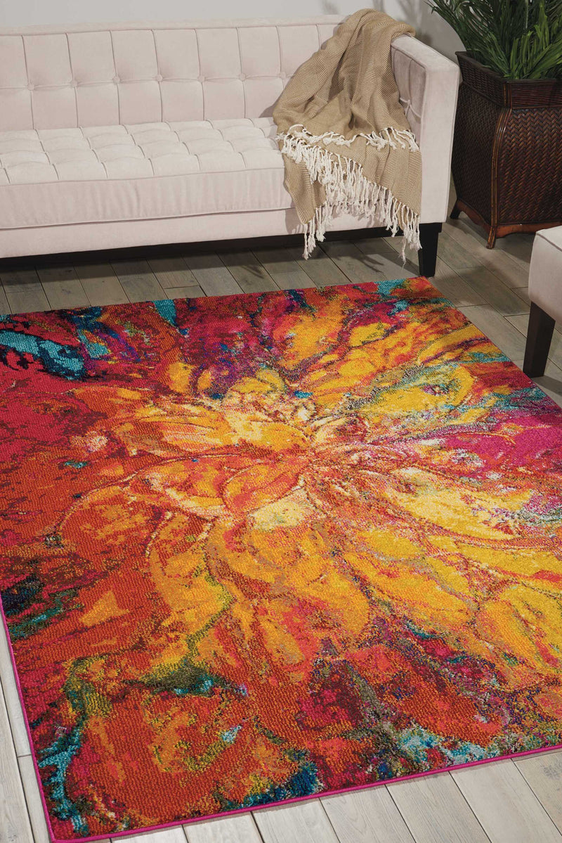 media image for celestial cayenne rug by nourison nsn 099446337801 6 22