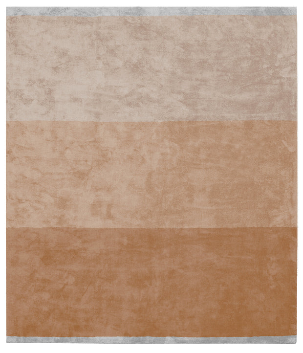 Byred Yama Hand Knotted Rug in Orange design by Second Studio