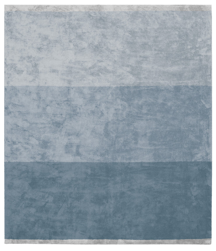 Byred Yama Hand Knotted Rug in Dark Blue design by Second Studio