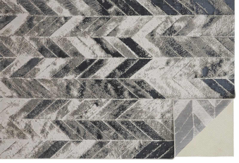 media image for Orin Silver and Black Rug by BD Fine Fold Image 1 298