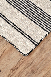 Granberg Hand Woven Black and White Rug by BD Fine Corner Image 1