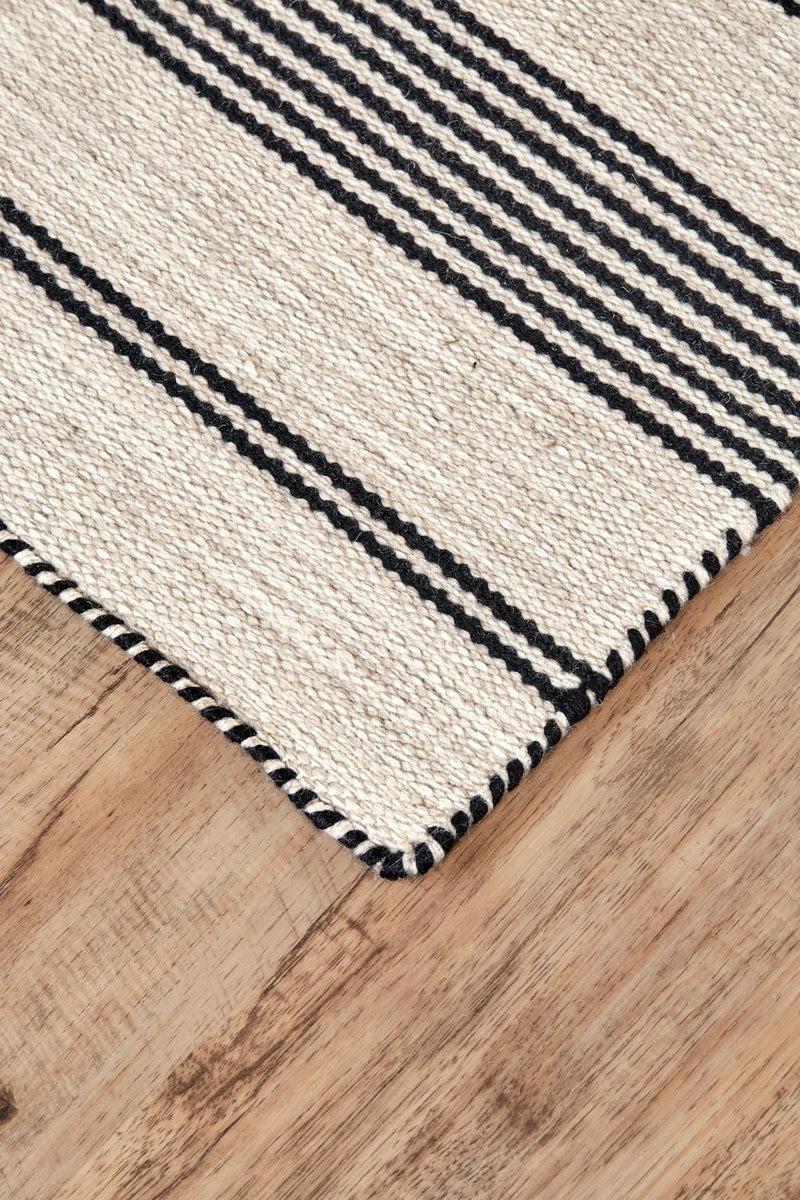 media image for Granberg Hand Woven Black and White Rug by BD Fine Corner Image 1 280