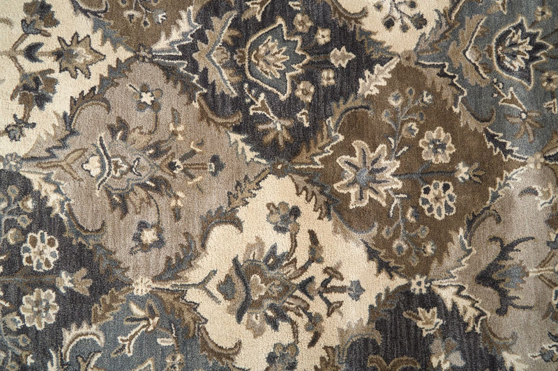 media image for Botticino Blue and Gray Rug by BD Fine Texture Image 1 290