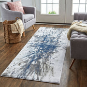 Javers Blue and Gray Rug by BD Fine Roomscene Image 1