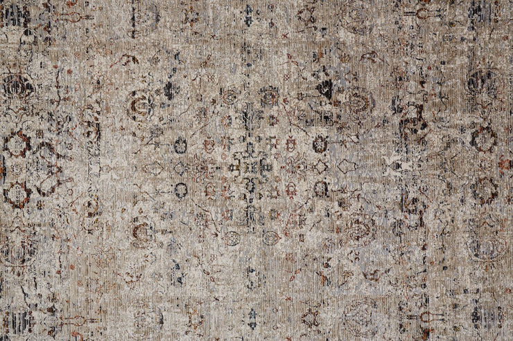 Ennis Ivory and Gray Rug by BD Fine Texture Image 1