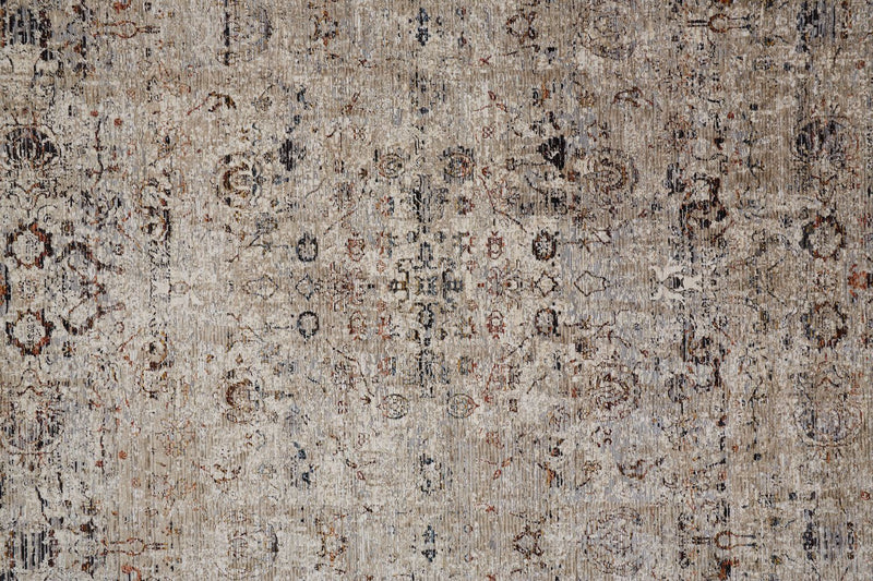 media image for Ennis Ivory and Gray Rug by BD Fine Texture Image 1 242