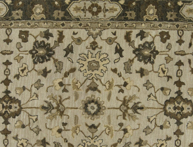 Botticino Hand Tufted Gray and Beige Rug by BD Fine Texture Image 1
