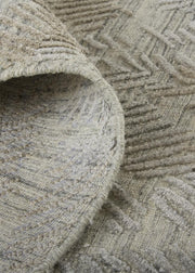 Huntley Gray and Taupe Rug by BD Fine Roll Image 1
