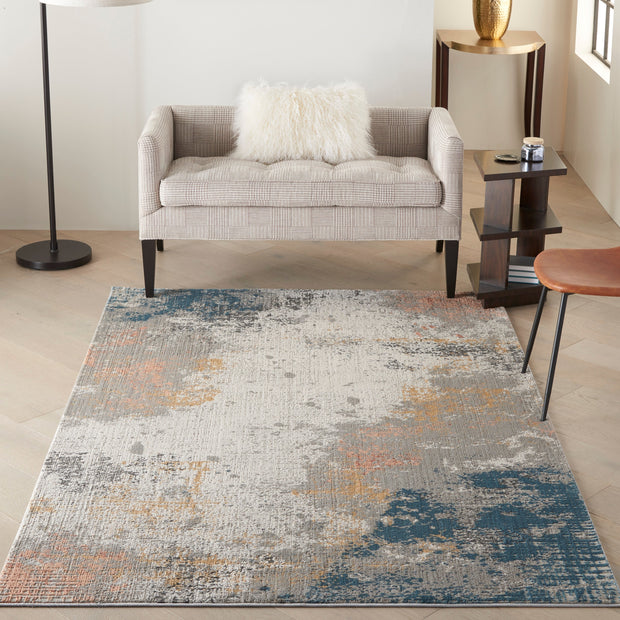 rustic textures grey blue rug by nourison 99446799159 redo 5