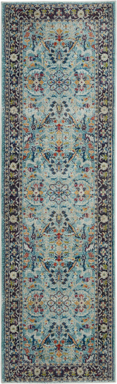 product image for ankara global teal multicolor rug by nourison 99446498366 redo 3 24