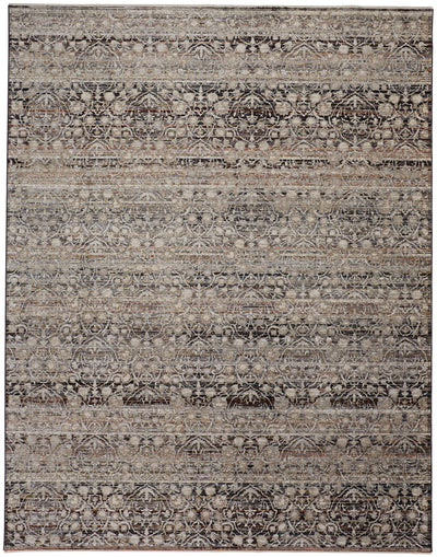 product image of Ennis Gray and Tan Rug by BD Fine Flatshot Image 1 518