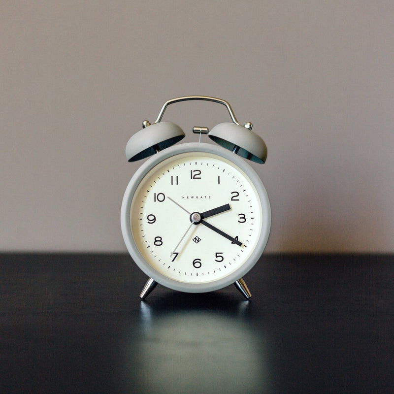 media image for Charlie Bell Echo Alarm Clock in Posh Grey 252