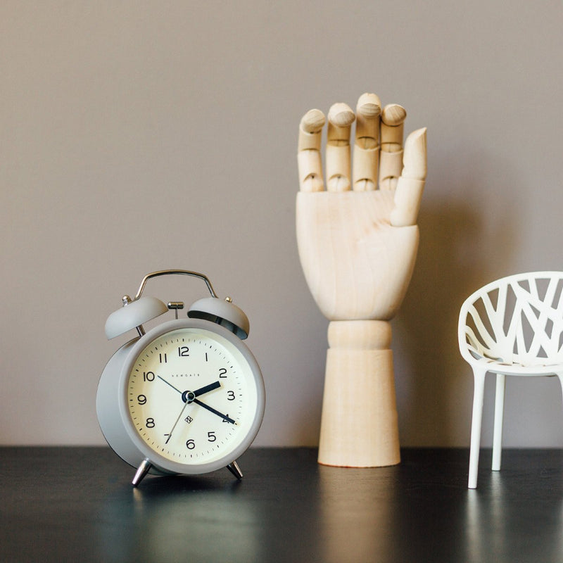 media image for Charlie Bell Echo Alarm Clock in Posh Grey 293