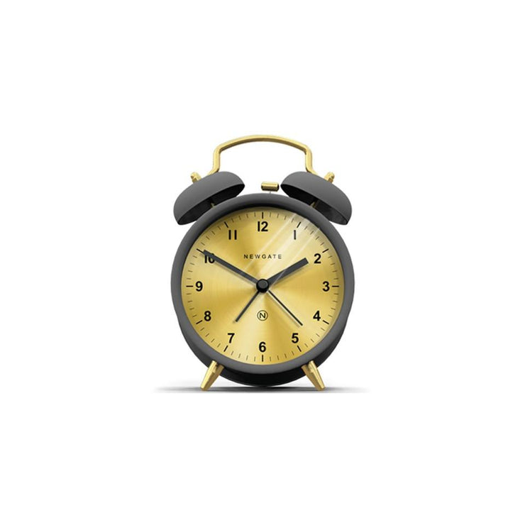 Charlie Bell Alarm Clock in Gravity Grey design by Newgate