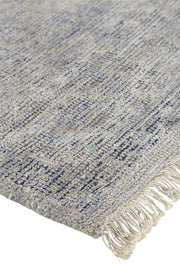 Ramey Hand Woven Gray and Blue Rug by BD Fine Corner Image 1