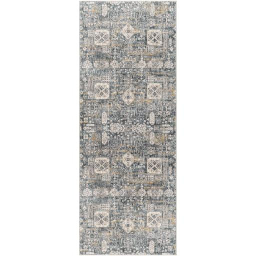 media image for Cardiff Teal Rug 210