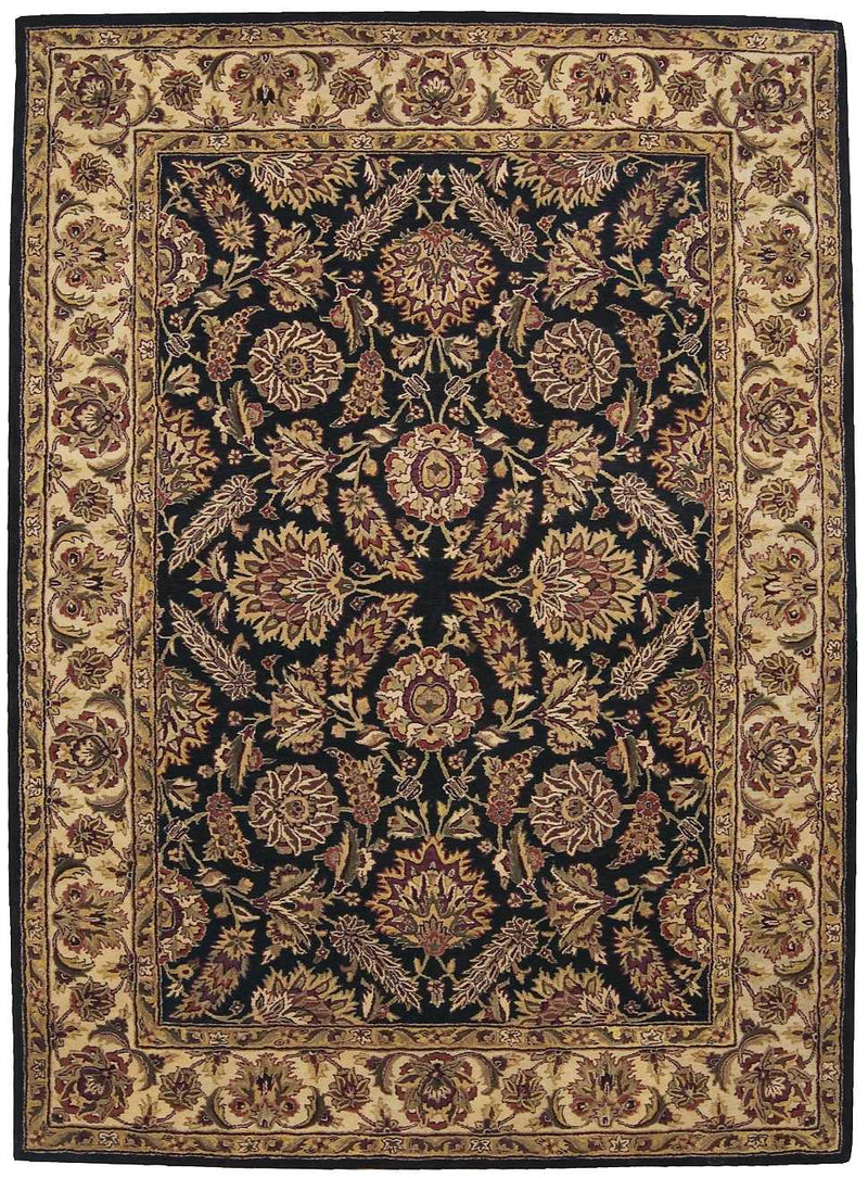 media image for jaipur hand tufted black rug by nourison nsn 099446215161 1 273