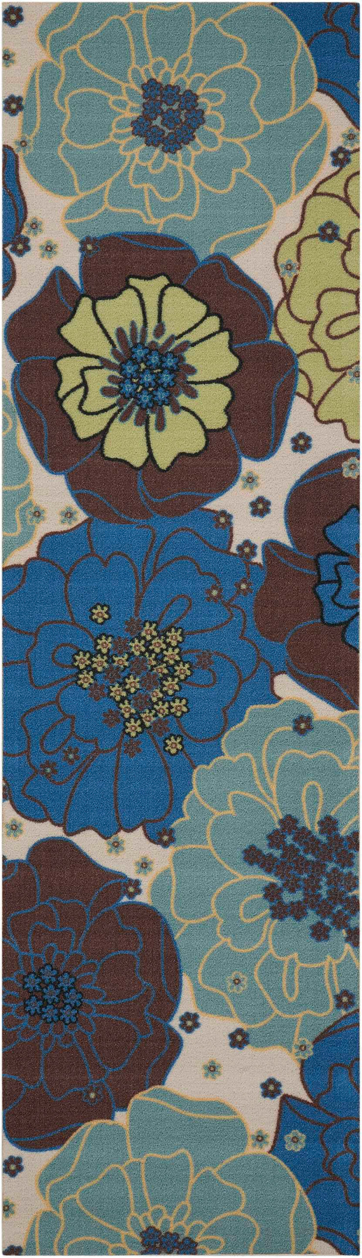 home garden light blue rug by nourison nsn 099446111982 3