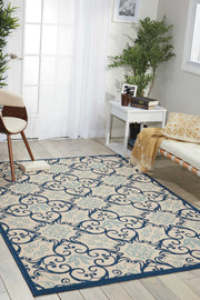caribbean ivory navy rug by nourison nsn 099446334176 9