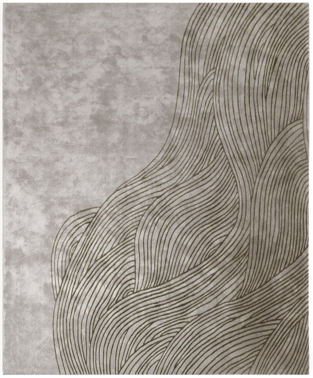 Continua Laguna Hand Tufted Rug in Grey design by Second Studio