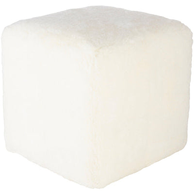 product image of Calidus Sheepskin Butter Pouf Flatshot Image 541