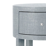 Claudette 1-Drawer Round Side Table in Various Colors by Bungalow 5