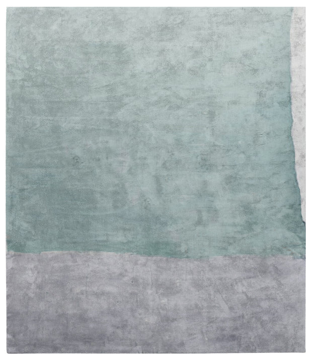 Cozzo Di Naro Hand Tufted Rug in Turquoise design by Second Studio