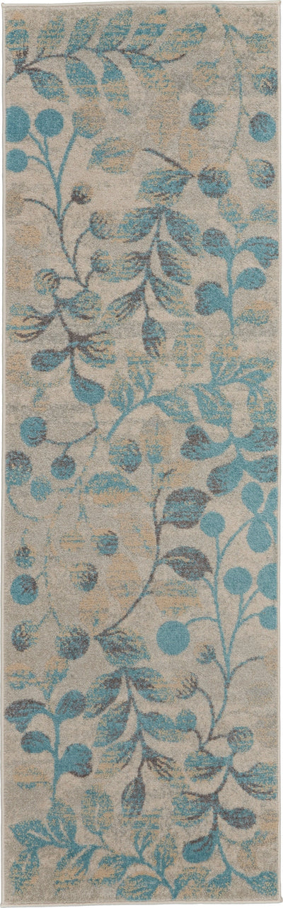 product image for tranquil ivory turquoise rug by nourison 99446484208 redo 3 25