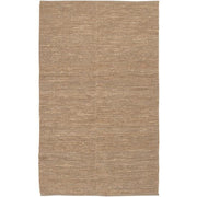 Continental Collection Jute Area Rug in Wheat