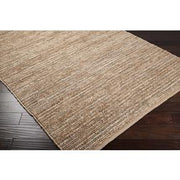 Continental Collection Jute Area Rug in Wheat