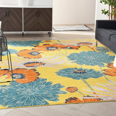 product image for allur yellow multicolor rug by nourison 99446838919 redo 4 34